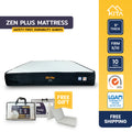 KITA ZEN PLUS Mattress (9 inch), Solid Foam (Free Gift)