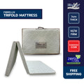 Fibrelux TriFold Foldable Mattress (3 inch), Rubberised Coconut Fibre