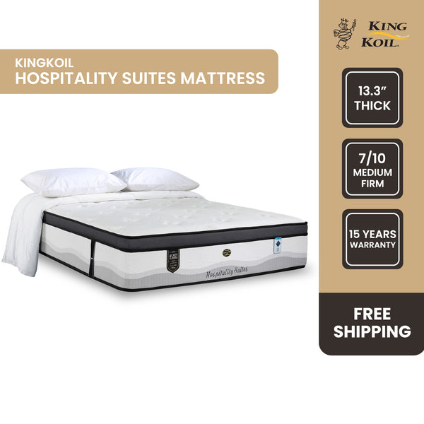 King Koil HOSPITALITY SUITES Mattress (13.3 inch), Luxury Hotel Collection