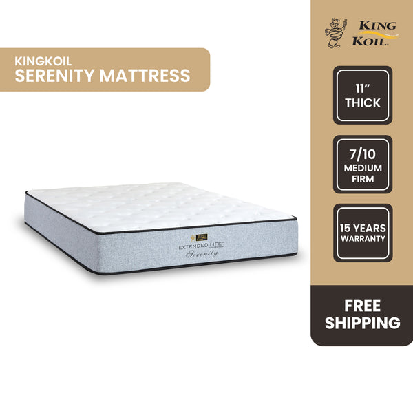 King Koil SERENITY Mattress (11 inch), Extended Life Collection