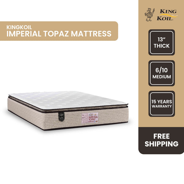 King Koil IMPERIAL TOPAZ Mattress (13 inch), Prince 2.0 Collection